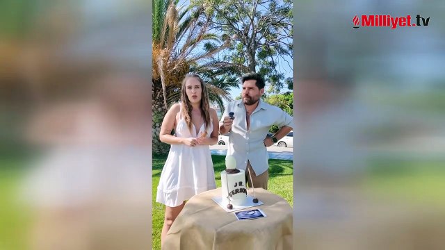 Begüm Öner ve Ceyhun Fersoy bebeklerinin cinsiyetini gözyaşlarıyla öğrendi