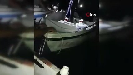 Denizde can pazarı! Amatör balıkçıların teknesi alabora oldu
