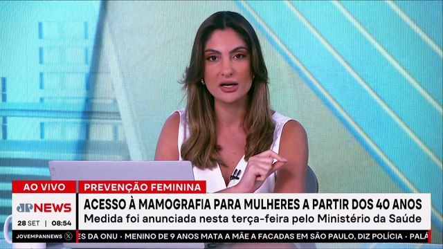 Acesso à mamografia para mulheres a partir dos 40 anos