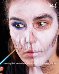 Gorgeous & Spooky Halloween makeup look 💄👻