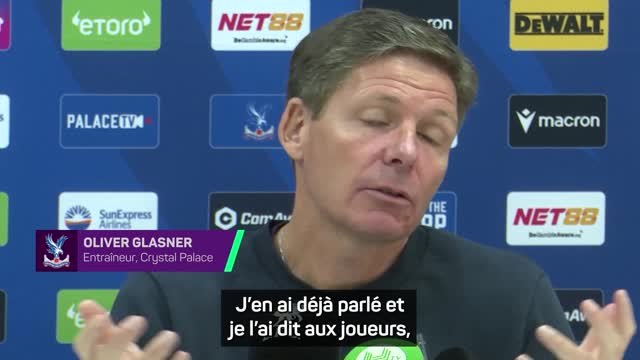 Crystal Palace - Glasner met en garde ses joueurs après leur victoire contre Liverpool