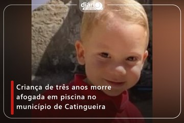 Criança de três anos morre afogada em piscina no município de Catingueira