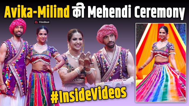 Avika Gor और Milind Chandwani की मेहंदी रस्म, Pati, Patni Aur Panga के सेट पर छाया प्यार | Filmibeat