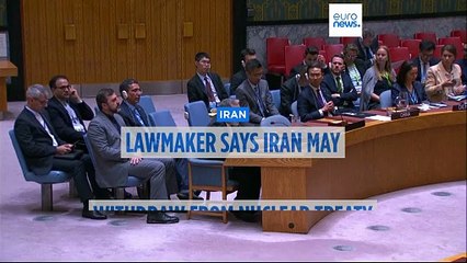 Iran may withdraw from nuclear treaty following reimposition of UN sanctions, lawmaker says