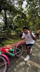 Prank with a man in a public place 🤣 #prank #kissingprank #funny