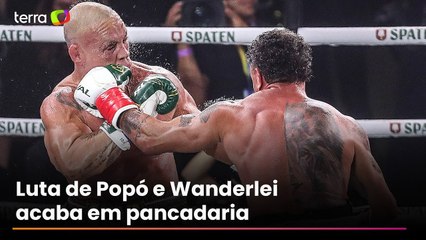 Luta entre Popó e Wanderlei Silva termina em briga generalizada; assista