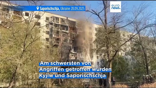 Angst und Schrecken in Ukraine: Russlands 12-Stunden-Offensive mit 500 Drohnen
