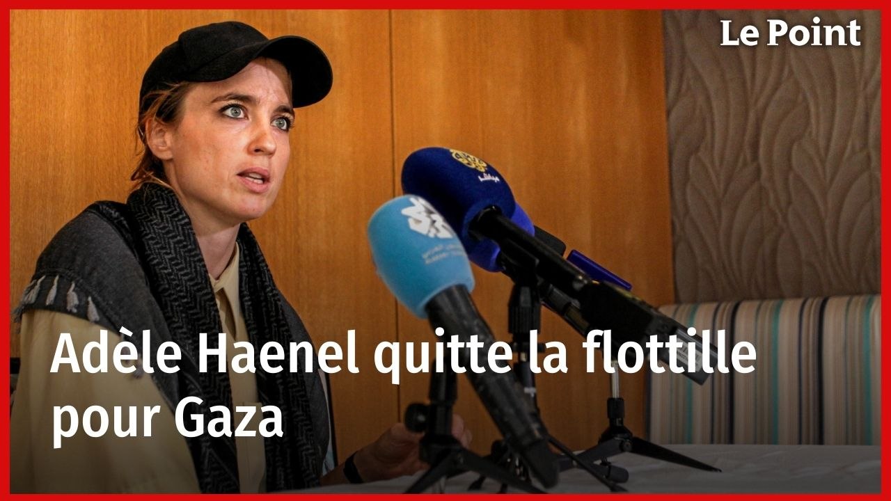 Adèle Haenel quitte la flottille pour Gaza