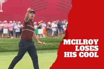 Furious Rory McIlroy clashes with American fans at Ryder Cup