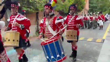 Recreación de la llegada del Duque Wellington a Boecillo