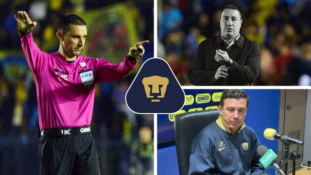 Auxiliar de Efraín Juárez arremete contra a arbitraje tras derrota de Pumas en Clásico Capitalino