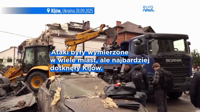 Co najmniej cztery osoby zginęły w nocnym ataku Rosji na ukraińską stolicę