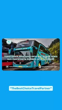 Ternyaman,0856-5949-0974 WA, Harga Sewa Bus Pariwisata Sumber Jaya Sukabumi