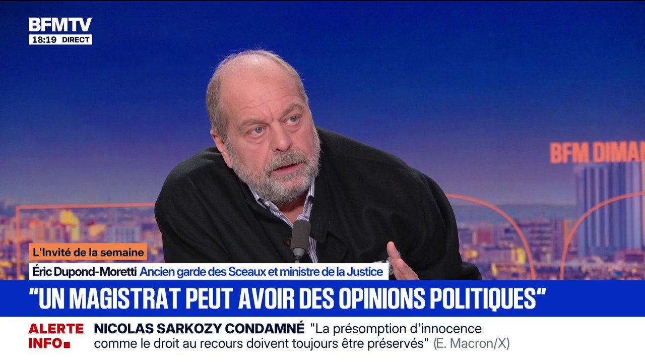 Pour Éric Dupond-Moretti, les journalistes de Médiapart sont "des journalistes militants"