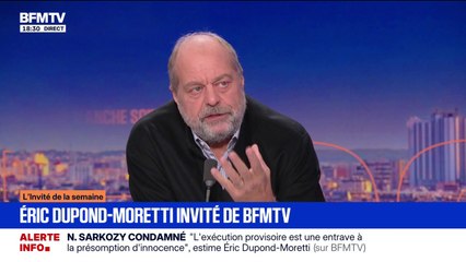 Présomption d'innocence: "La jurisprudence m'a donné raison", lance Éric Dupond-Moretti