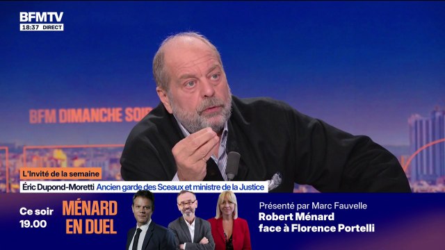 Pour Éric Dupond-Moretti, les peines planchers, c'est du vent