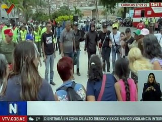 Habitantes del Circuito Nº 5 de Caracas participaron en el Simulacro Nacional de Protección Civil