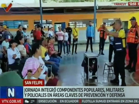 Yaracuyanos formaron parte del Simulacro Nacional de Protección Civil