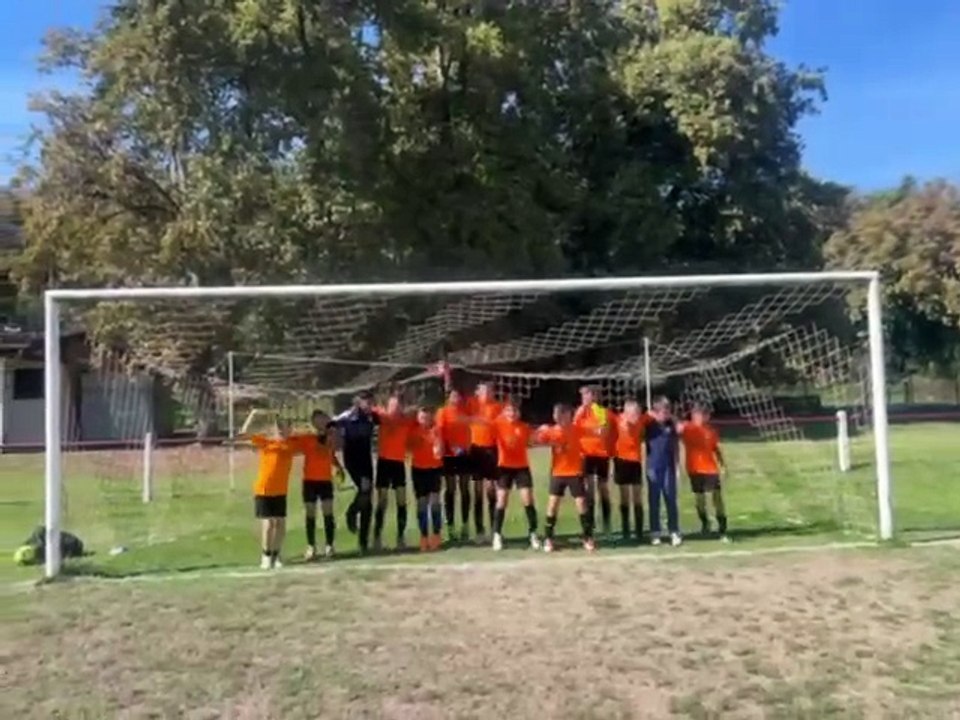 ET DE 3 ! JOIE DE NOTRE EQUIPE U12-U13 A DOMICILE