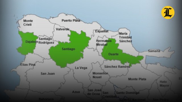 Dajabón, Duarte y Santiago: Provincias bajo alerta verde por lluvias este domingo