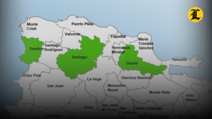 Dajabón, Duarte y Santiago: Provincias bajo alerta verde por lluvias este domingo