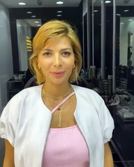 أصالة بتسريحة شعر جديدة جريئة