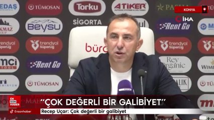 Recep Uçar: Çok değerli bir galibiyet