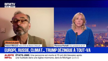 Critiques de l'ONU, de l'Europe, du climat... "Comment les Américains ont pu élire Donald Trump?", s'interroge Florence Portelli, porte-parole LR