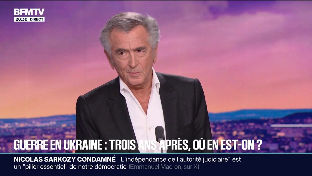 Guerre Ukraine/Russie: "L'Ukraine est probablement en train de gagner la guerre", estime Bernard-Henry Lévy, écrivain, philosophe