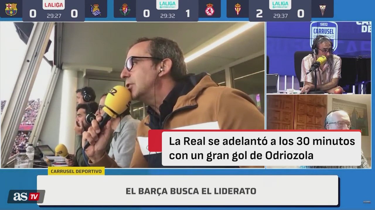 Resumen y goles del FC Barcelona vs. Real Sociedad | Audio Carrusel