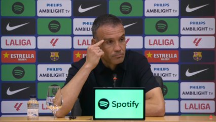 Rueda de prensa de Sergio Francisco, FC Barcelona 2 - Real Sociedad 1