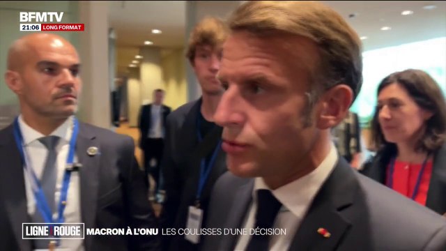 LIGNE ROUGE - J'espère pas de comportements inappropriés : après la reconnaissance de la Palestine, Emmanuel Macron craint-il la réaction de Donald Trump?