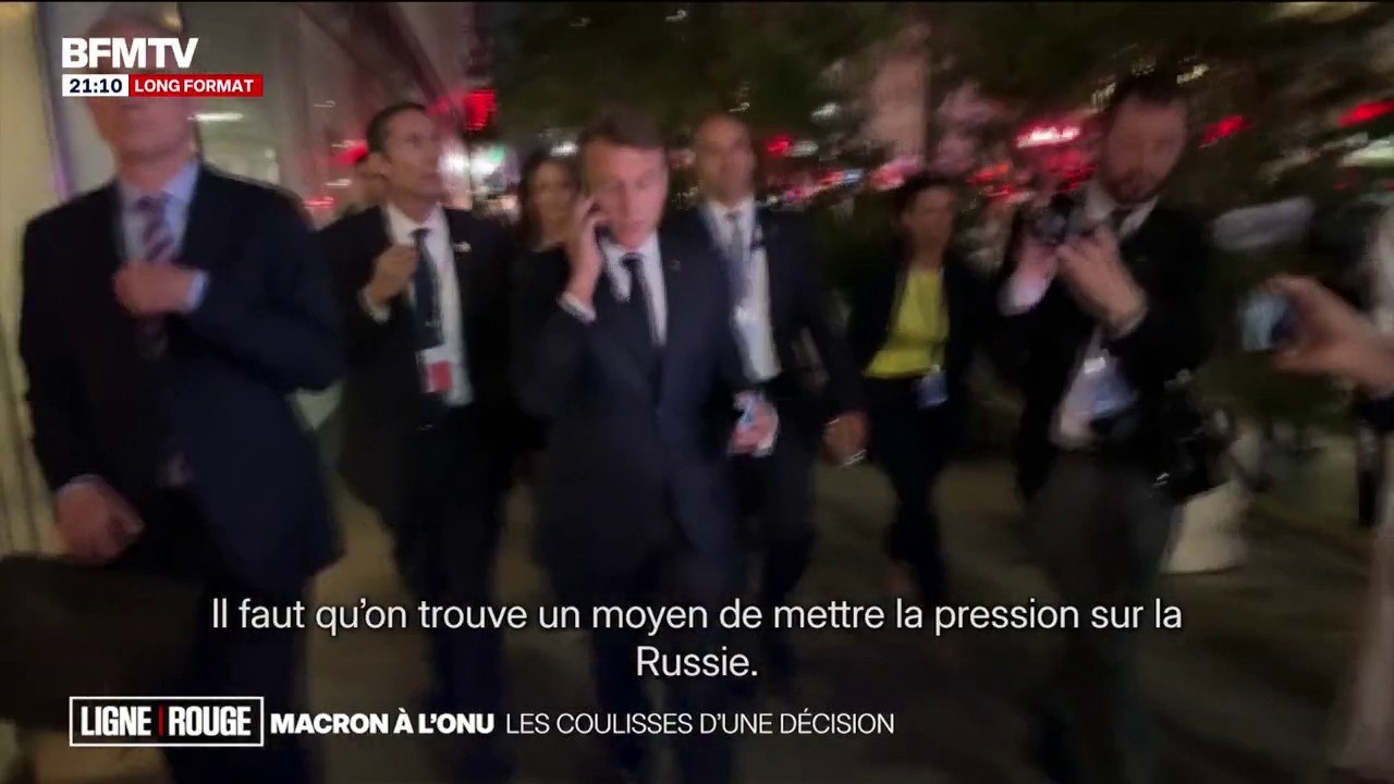 LIGNE ROUGE - Après son discours à l'ONU, Emmanuel Macron a été bloqué par le convoi de Donald Trump