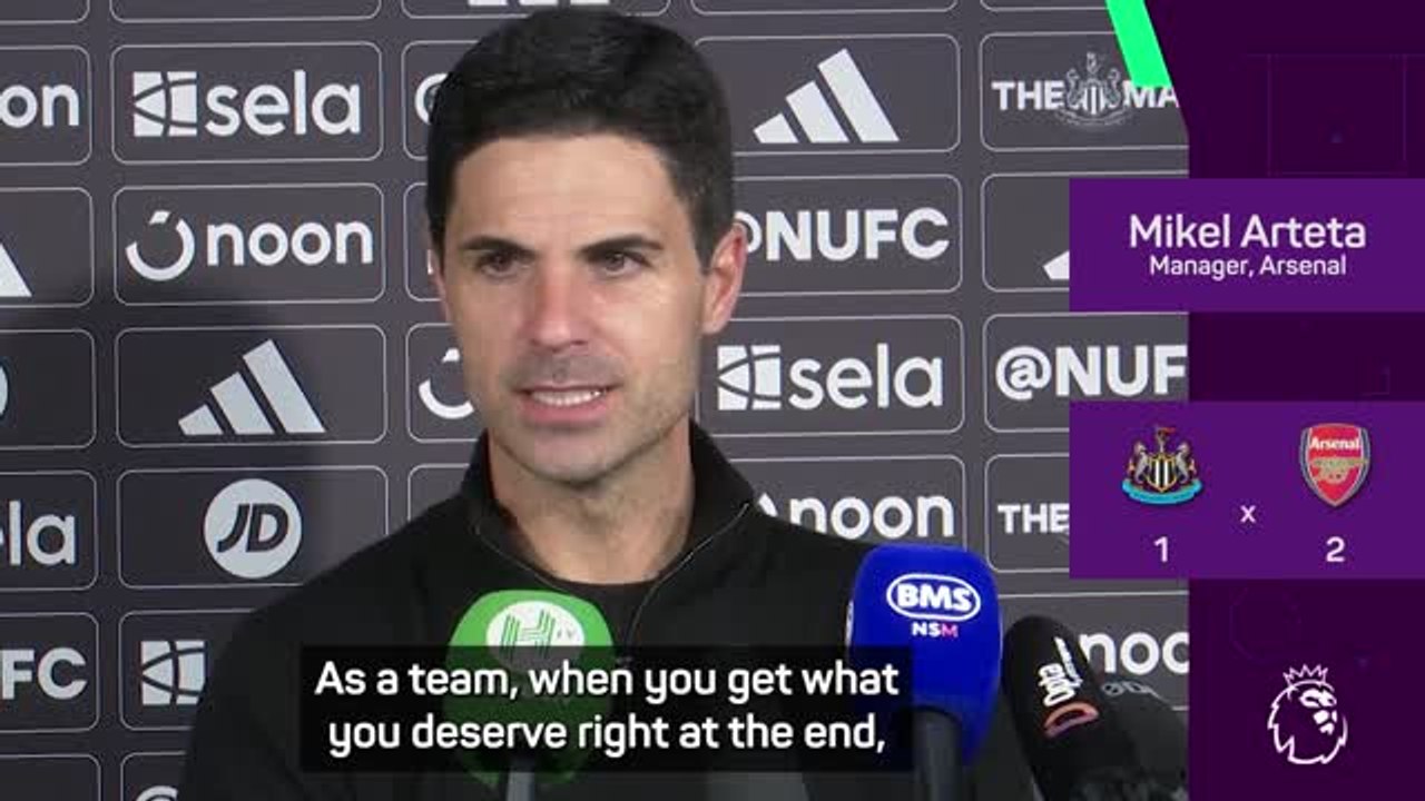 'That's what football is about' - Arteta delighted after last-gasp Arsenal win