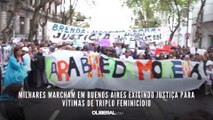 Milhares marcham em Buenos Aires exigindo justiça para vítimas de triplo feminicídio
