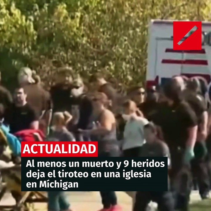 Tiroteo en una iglesia en Míchigan dejó un muerto y nueve heridos