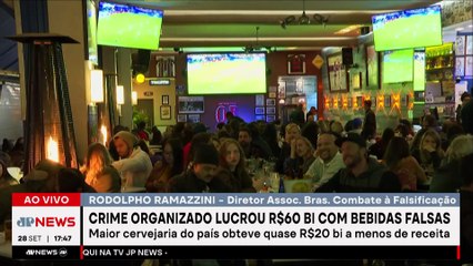 Crime organizado lucrou R$ 60 bilhões com bebidas falsas; especialista analisa
