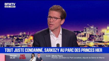 Nicolas Sarkozy "est très combattif parce qu'il a foi en son innocence", assure Geoffroy Didier, vice-président LR
