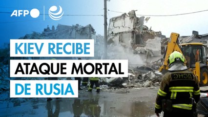 Rusia lanza una andanada de misiles y drones que deja al menos cuatro muertos en Kiev