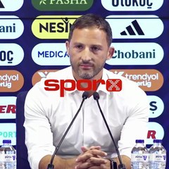 Tedesco: "Orta sahalarda performanslardan memnun değilim"
