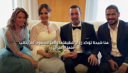 هنا شيحة تؤكد زواج شقيقتها ومعز مسعود: لم يطلب منها الاعتزال