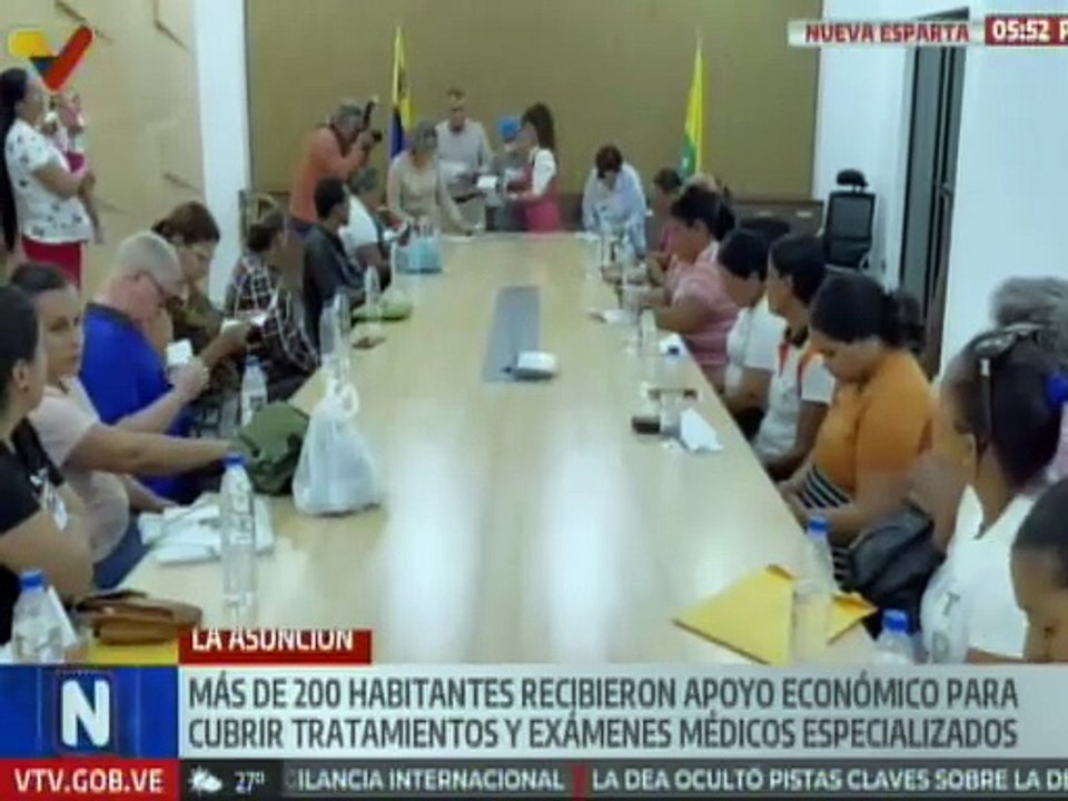 Gobierno regional entregó apoyo económico a neoespartanos para cubrir tratamientos médicos