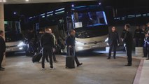 La locura en la llegada del Real Madrid a Almaty