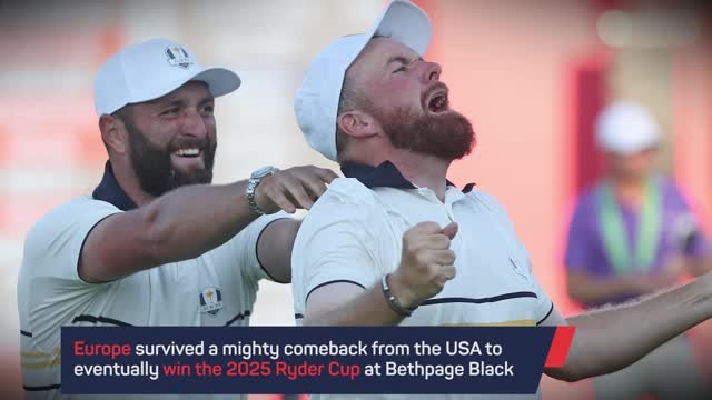 Breaking News - Europe win the Ryder Cup