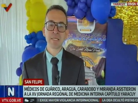 Profesionales de la salud participaron en la XV Jornada de la Sociedad Venezolana de Medicina Interna