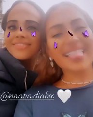 كنزي دياب تنشر أوّل فيديو يجمعها بنور عمرو دياب