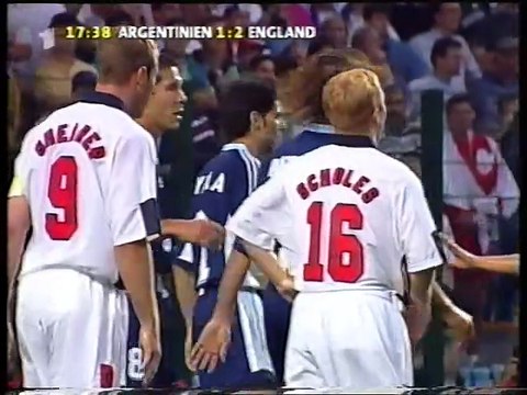 1998 FIFA World Cup - Argentina v. England (Eightfinals) part I/II