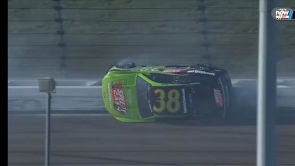 NASCAR 2025 Kansas 2 Smith Big Crash Flips