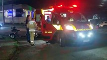 Homem cai de scooter elétrica e fica ferido no Bairro Coqueiral