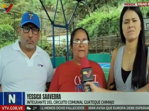 Mérida | Entregan rehabilitada cancha deportiva en el circuito comunal Guateque Chimajo